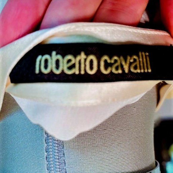 Roberto Cavalli Sleeveless Silk Blouse - Picture 9 of 12